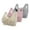 Beige 4, variant on Kaemgyyd 3 Pc Women's Plus Size Front Closure Bras Trendy Print Button Full Coverage Bras Seamless No Underwire Lift up T Shirt Bra