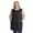 Black, variant on Fiykzur Plus Size Apron for Women Loose Smock with Big Pockets for Cooking,Gardening,Painting