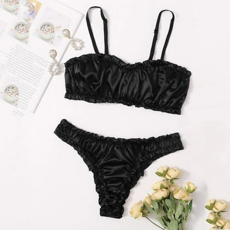 

CFXNMZGR Nightgowns For Women Sleepwear For Womens Pajamas For Women Ladies Fashion Lingerie Satin Lace Frilled Sling Babydoll Underwear