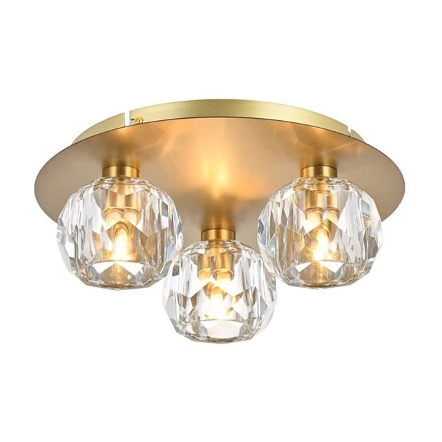 Lámpara de techo Elegant Lighting Graham 3-Light Gold