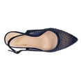 thumbnail image 4 of Lady Couture Lola Embellished Pointed Toe Slingback Pump, Navy, 9, 4 of 4