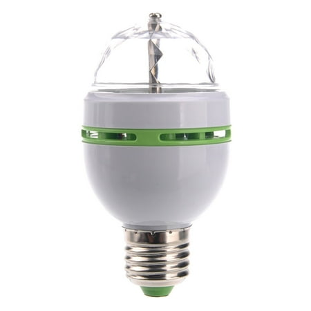 

E27 3W AC85-260V 3-LED Full Color Rotating RGB LED Spot Lamp Light Bulb LED Party Light