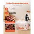 thumbnail image 4 of 1100W Sous Vide Precision Cooker Immersion Circulator with LED Digital Display Secure Clamp Temperature Timer Control, 4 of 6
