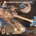thumbnail image 6 of Darzheoy RC Tank, 2.4Ghz Remote Control Tank Model Toys, Battle Tank with Light and Sound, Gift Toy, 6 of 8
