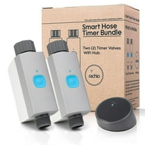 Smart Hose Timer (2 Valves 1 WiFi Hub) – App-Controlled Outdoor Faucet Timer, Quick Install & Scheduling, Expandable System