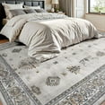 thumbnail image 3 of D Boho Area Rug for Living Room Machine Washable Rug Non Slip Carpet Soft Living Room Rug Room Decor Rugs for Bedroom Kids Playroom, 3 of 7