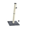 thumbnail image 2 of Cat Scratching Post Sisal Rope Scratch Post with Interactive Ball Toy for Indoor 79cm White, 2 of 9