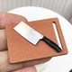 thumbnail image 3 of 2x Miniatura a 1:12 Y Cuchillo de Cocina, de La de de , Suministros de Muebles La Sa Hugo Tabla de cortar, 3 of 9