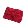 thumbnail image 3 of Cloth Newborn Headband Adjustable Big Bowknot Kids Hairband Child DIY Hair Accessory, 3 of 10