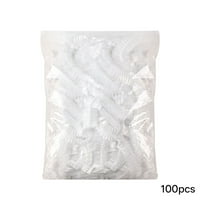 ACDANC 100-Pack Reusable Plastic Food Covers,Thickened PE Bowl Covers with Elastic Edges,Fits Bowls&Plates,Set of 24 (8 Each Size),Dish Storage&Preservation