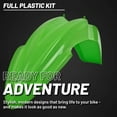 thumbnail image 4 of Polisport Motocross (MX) Replica Plastic Kit for Kawasaki KX 250F (2017-20) Dirt Bike– OEM Quality, Durable, Flexible & Perfect Fit – Green/Black, 4 of 9