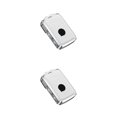 thumbnail image 1 of Speravity Estuche de cuero para llave de 3 botones para automóvil Protector de cubierta para llaves de vehículo Automóvil Blanco Caso 2piezas, 1 of 6