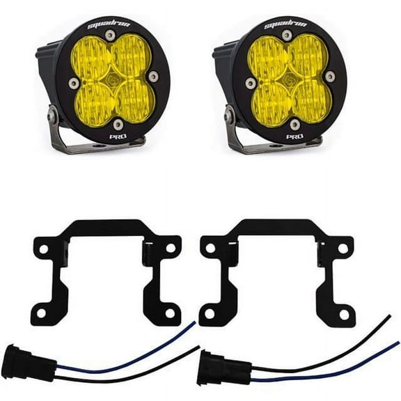 Baja Designs 2019  Ram 2500/3500 Big Horn Sports Fog Pocket Kit W/C - Amber