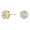 Yellow Gold, variant on Nova 18k Rose Gold Plated Cluster Stud Earrings with Simulated Diamonds Crystals for Women