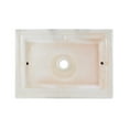 thumbnail image 6 of Voltaire 22" Ceramic Vessel Bathroom Sink in Static White, 6 of 10