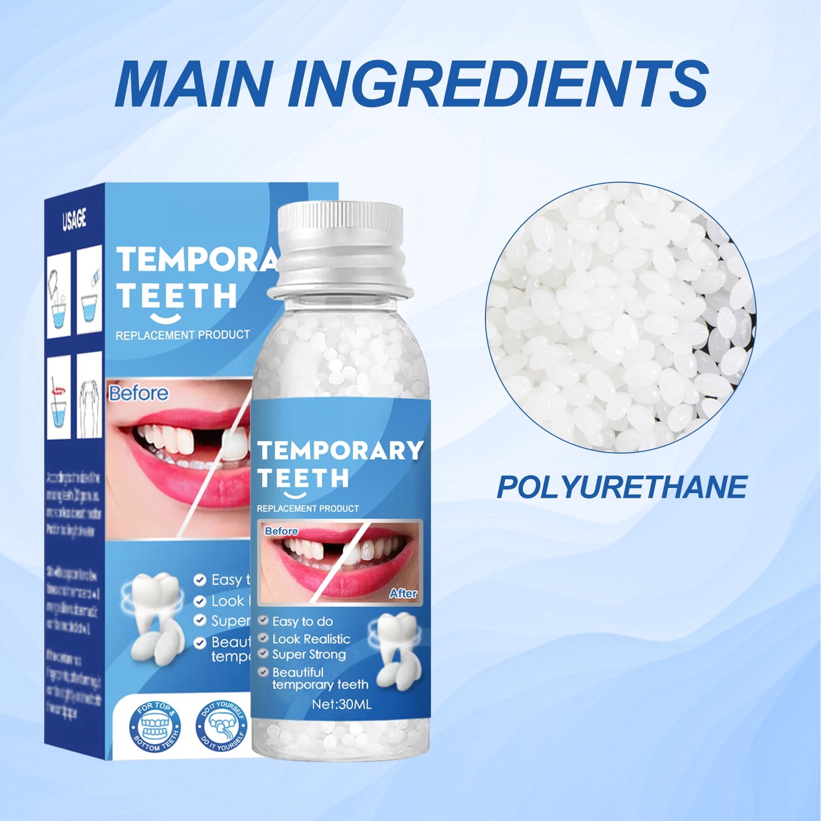 Alvantor Temporary Tooth Replacement Kit