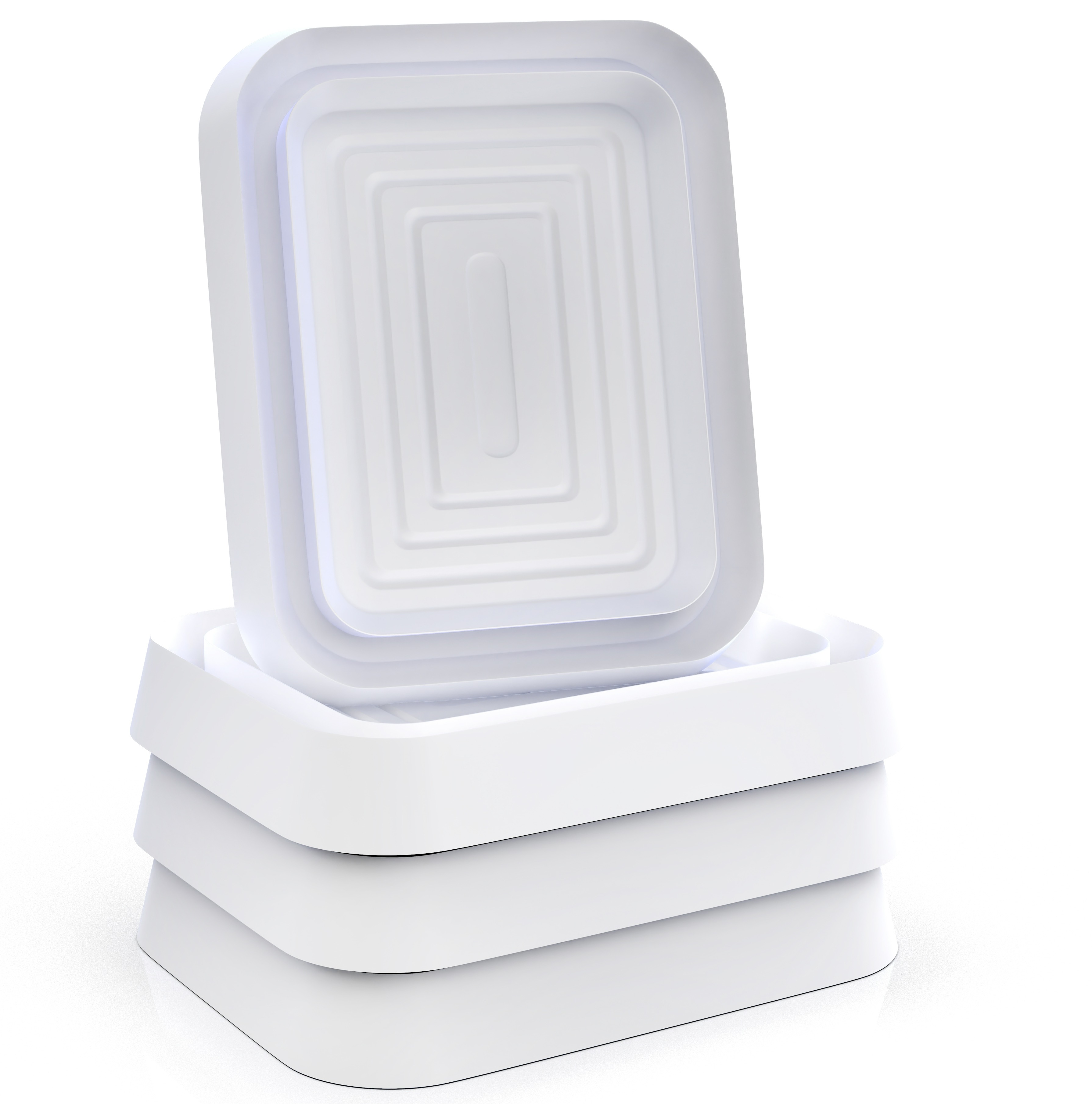 XL Bed Bug Trap 4 Pack White. Bed Bug interceptors Large Bed Bug