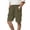 Army Green -AG07, variant on Dwellite Mens Casual Sweat Cargo Shorts Drawstring Elastic Waist Athletic Workout Gym Jogger Short with Pockets Light Gray 3XL