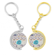 thumbnail image 1 of Cartoon Penguin pez Snow animal Anillo de oro de metal llavero llavero, 1 of 4