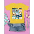 thumbnail image 3 of Taste the Fun - Dippin’ Dots Ice Cream Assorted Treats Graphic Youth's T-shirt, 3 of 4