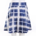 thumbnail image 4 of Honganda Women's Pleated High Waist Plaid Print  Uniform A-Line Short Skirt, 4 of 5