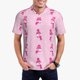 thumbnail image 1 of Fotbe Pink Scarf Snowman Camiseta Polo de Golf para Hombre con Estampado – Camisa Deportiva Transpirable con Cuello Abotonado-Medium, 1 of 6