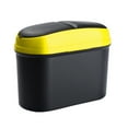 thumbnail image 1 of CARTTOU Car Trash Can Car Storage Box Hanging Flip-Top Fashion Storage Bin Double-Port Car Double-Opening Trash Can, 1 of 7