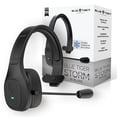 thumbnail image 1 of Blue Tiger Storm Black - Auriculares Bluetooth Premium Trucker - Auriculares mono inalámbricos con cancelación de ruido y micrófono - Sonido de alta fidelidad, tiempo de conversación de 30 horas, carg, 1 of 5