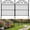 Black 3, variant on 10Pcs Decorative Garden Fence, Rustproof Metal No Dig Garden Fencing Border, Total 22 in(H) x 10.83 ft(L) Outdoor Animal Barrier,Arched