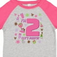 thumbnail image 4 of Inktastic I'm Two, Let's Party 2nd Birthday Girls Toddler T-Shirt, 4 of 5