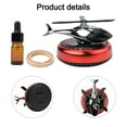 thumbnail image 6 of ZHIMAO Car Center Console Car Mounted Aromatherapy Solar Helicopter Decoration Black, 6 of 9