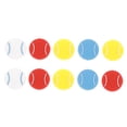 thumbnail image 3 of FUTUREORYY Tennis Accessory Vibration Reduction Tennis Racket Dampener Assorted Color 10 Pcs 0.9 x 0.9 x 0.1 in, 3 of 4