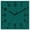 Dark Green, variant on Grey Wooden Wall Clock Silent Non Ticking, Farmhouse Solid Gray Color Modern Art Square Wall Clocks Battery Operated, Decor Clock for Home Office, Living Room, Kitchen, 10 Inch