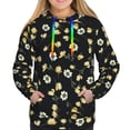 thumbnail image 3 of KLL Daisy for Womens Pullover Hoodie with Pocket Hooded Long Sleeve Shirts Sweatshirt for Women-Large, 3 of 7