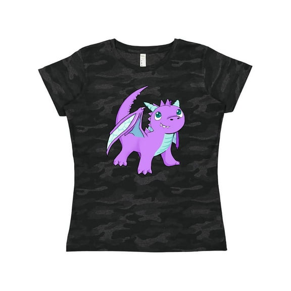 Inktastic Cute Baby Purple Dragon Women's T-Shirt