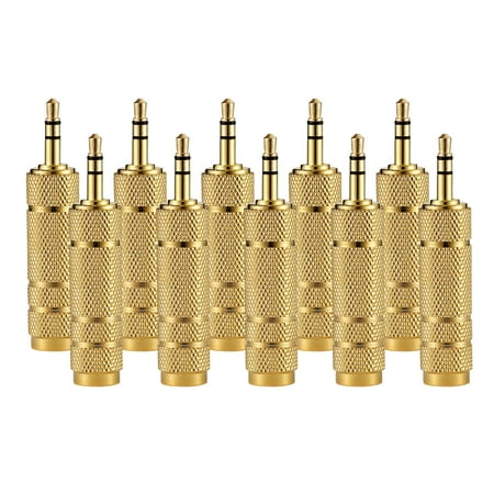 

Audio6.5 to 3.5 converter microphone headset 3.5mm male plug to 6.35 female hole