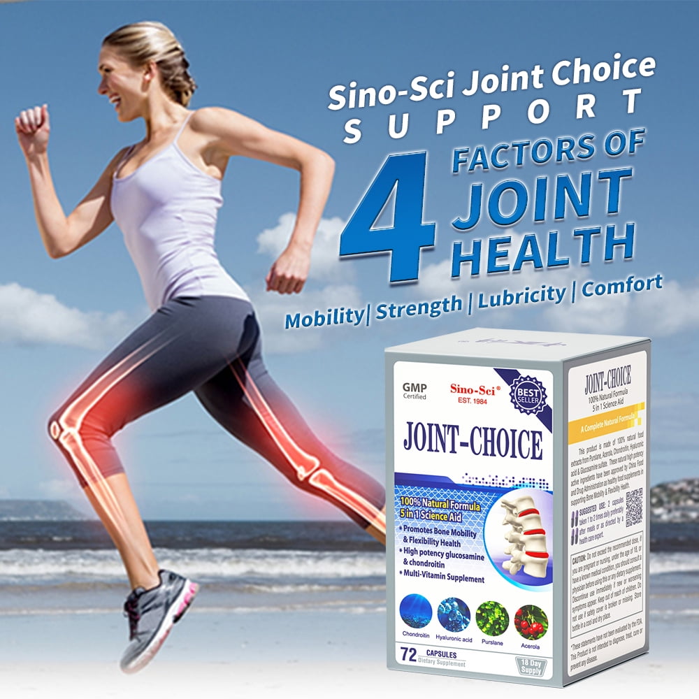 Sino-Sci Joint Choice, Joint Support Supplement, Mobility & Flexibility,Natural Formula, 72 Caps