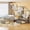 Gray + Solid Wood+MDF + Twin, variant on [Luckynote]Twin Size House Bed with Upholstered Sofa, House Bed with Charging Station, Wireless Charging, Shelves and Two Drawers, Gray