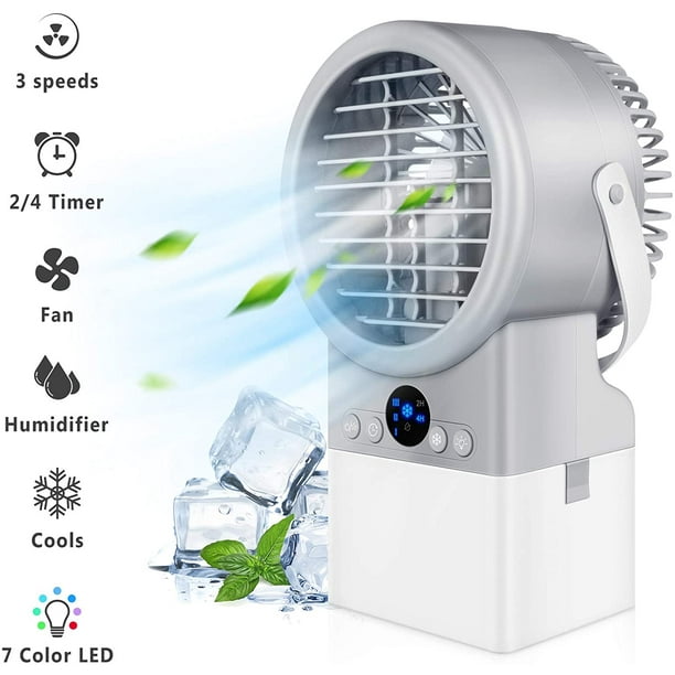 Ventilateur portatif Go Fan Cool Air Mist, comme à la télé