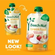 Beech-Nut Breakfast Stage 4 Toddler Food, Yogurt Banana & Strawberry, 3.5 oz Pouch