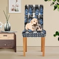 thumbnail image 6 of BZSMCE Chairs Slipcovers Dining Chair Covers Blossom Twinkle Creative Pattern, 6 of 7