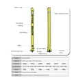 thumbnail image 4 of QualitChoice -Preuve Bouée Signal Tube Professionnel Inflation Robuste Saucisse Engins Gonflables Marqueurs de Surface de Plongée Fluorescent Jaune 1.5M * 15cm, 4 of 6