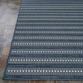 thumbnail image 5 of Couristan Afuera Beachcomber 6' x 9' Marine Striped Nautical Outdoor Rug, 5 of 10
