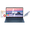 Waterfall Blue, variant on HP 14" Business Laptop Computer with 1-Year Office 365, Intel Quad-Core N150 Processor, 640GB Storage (128GB UFS+512GB Docking Set), 4GB RAM, Windows 11 Home, Tranquil Pink