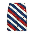 thumbnail image 5 of VBTAPA Men's Swim Trunks Quick Dry 3D Printed Beach Board Shorts with Pockets 4th of July American Flag Bathing Suits Todays Sales Black M, 5 of 6