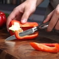 thumbnail image 5 of Dfito 5 inch Utility Knife, Stainless Steel Ultra Sharp Kitchen Chef Knife, Ergonomic Handle Knife for Professional Chefs, 5 of 10