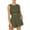 Army Green, variant on Wyongtao Women's Tracksuits Summer 2 Piece Outfits Short Sets Sleeveless Two Piece Lounge High Waisted Shorts with Pockets,Yellow XL