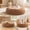 Brown, variant on Danhjin Dog Bed Deep Sleep Round Fleece Pet Bed 38cm Diameter For Small To Medium Pet All Seasons Cat Bed Pet Bed Outdoor Dog Bed Dog Beds