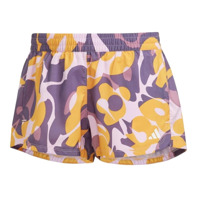 SHORT ADIDAS MUJER PACER ESSENTIALS FLORAL VIOLETA TRAINNING violeta 0XS
