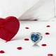 thumbnail image 1 of Dije de Corazón Yinane para Pulsera Cuentas Espaciadoras de Metal Azul, 1 of 8